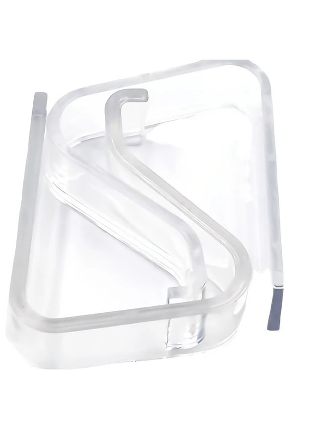 4pcs Clear Plastic Tablecloth Clips For Indoor Outdoor Events Parties And Meetings - Image 2