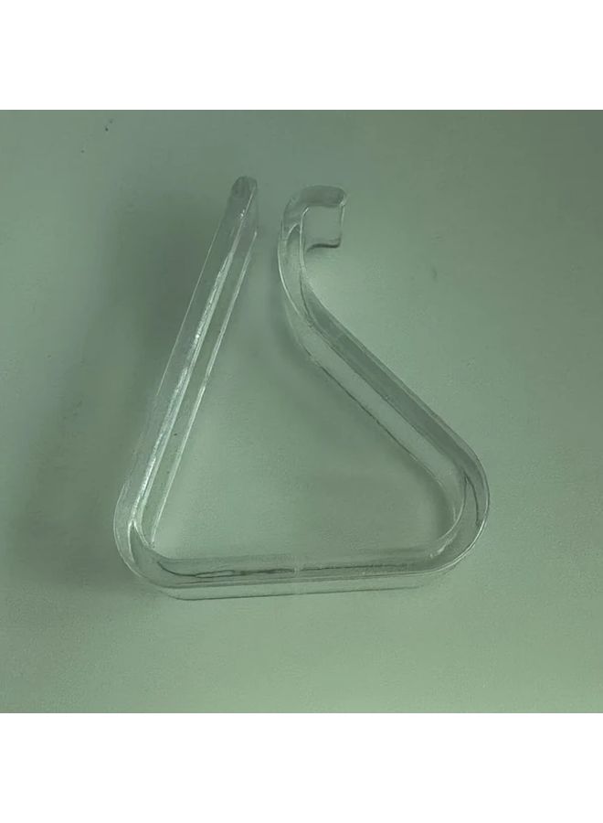 4pcs Clear Plastic Tablecloth Clips For Indoor Outdoor Events Parties And Meetings - Image 4