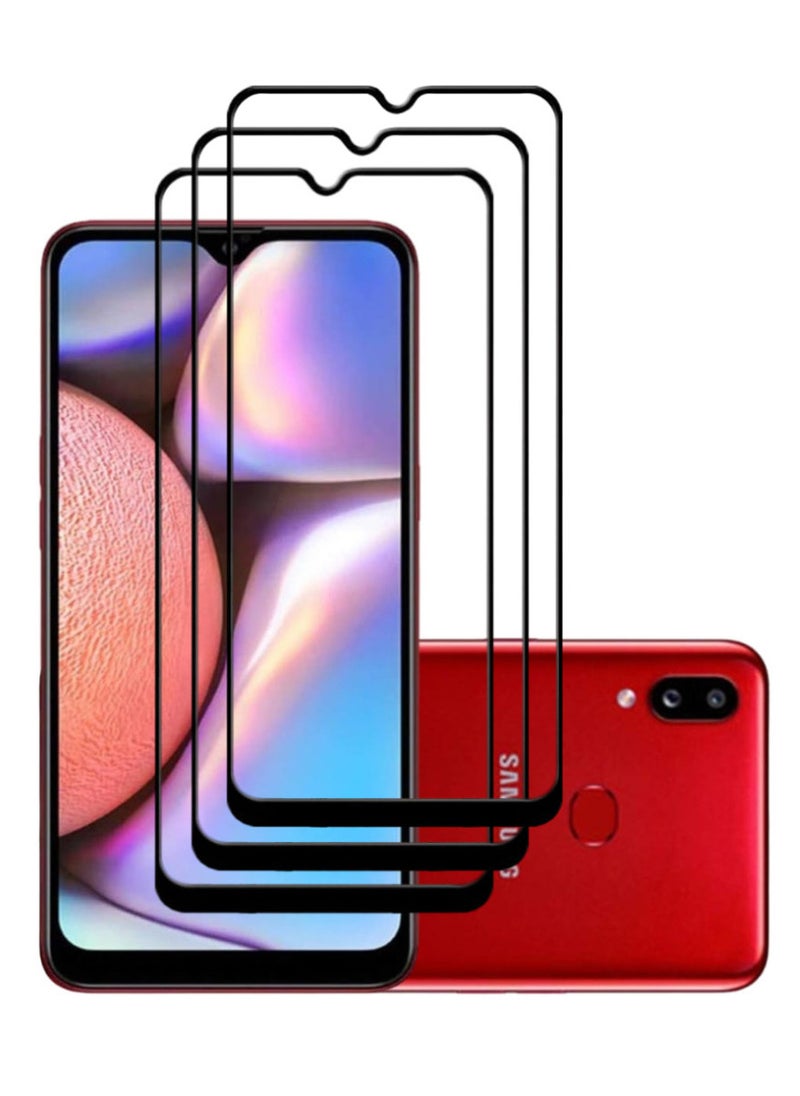 ACLIX 3 Pieces Antistatic ESD Dustproof Premium Quality High Definition Tempered Glass Screen Protector Designed For Samsung Galaxy A10s - Image 1