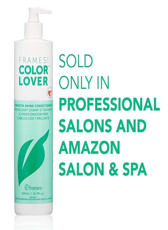 Framesi Color Lover Smooth Shine Conditioner, 16.9 fl oz, Sulfate Free Conditioner with Coconut Oil and Quinoa, Color Treated Hair - Image 5