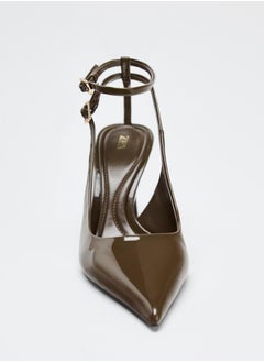 Zara Patent leather slingback heels  - Image 3