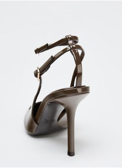 Zara Patent leather slingback heels  - Image 4