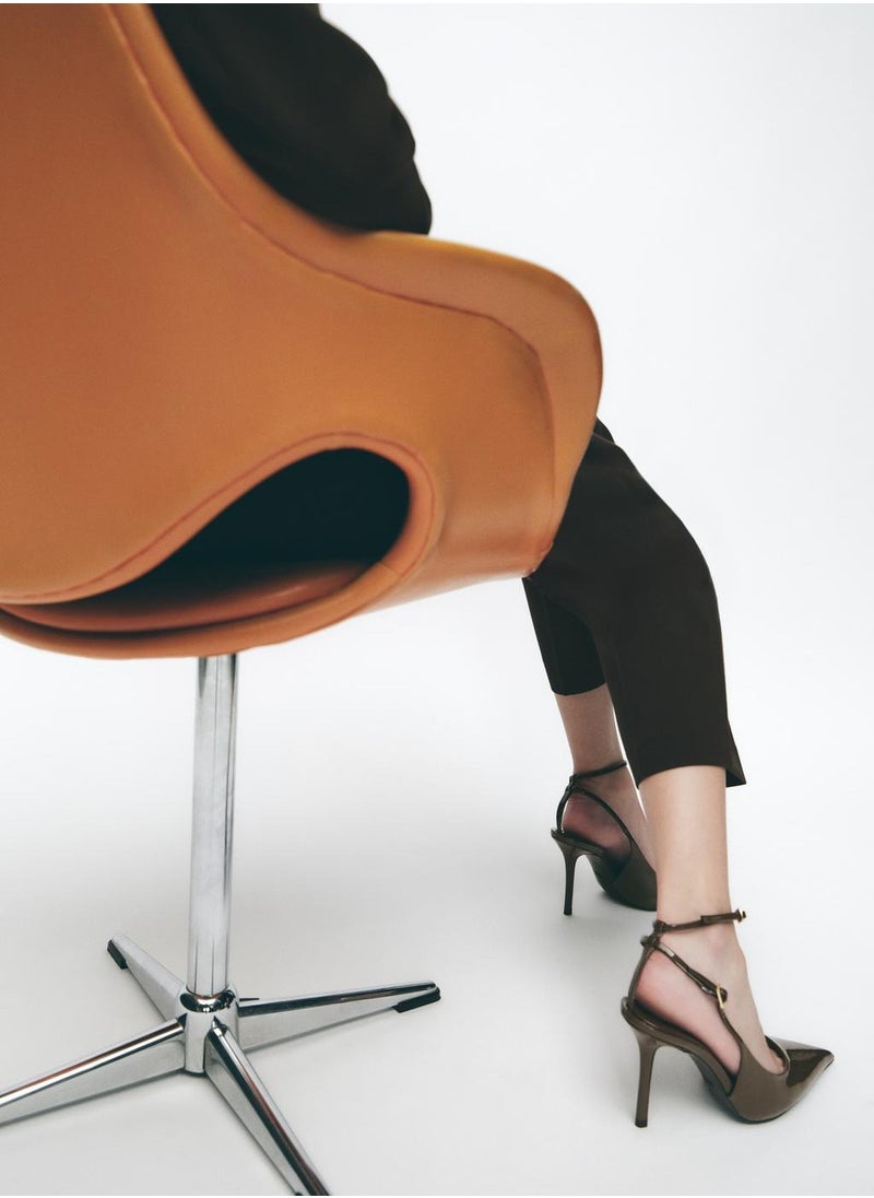 Zara Patent leather slingback heels  - Image 5