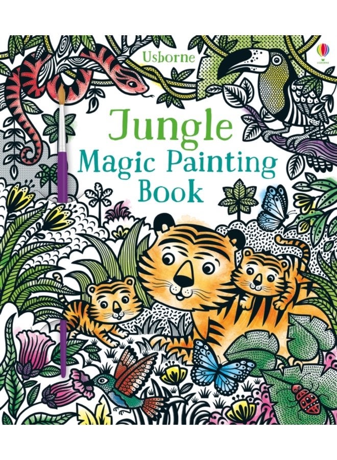 Jungle Magic Painting Book - Paperback