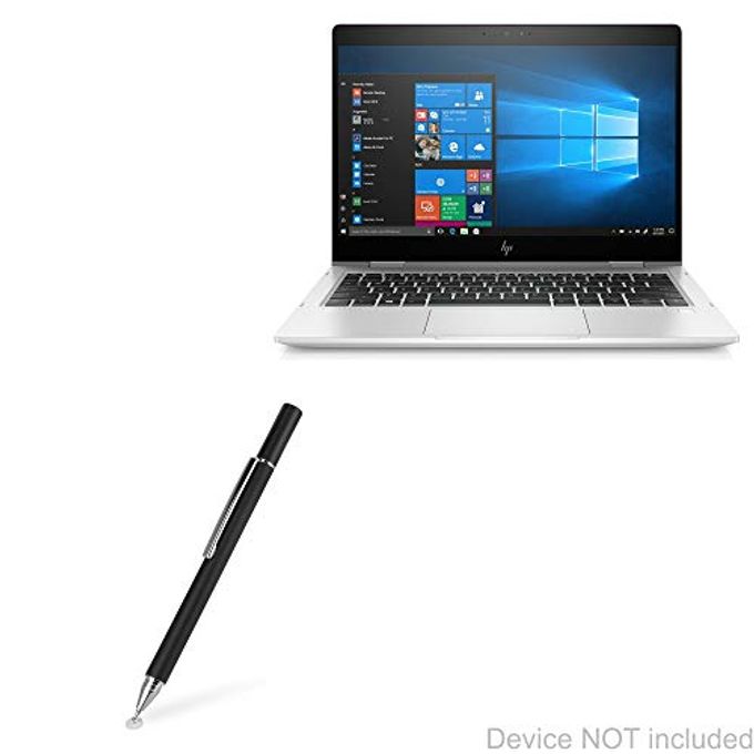 BoxWave Stylus Pen Compatible With Hp Elitebook X360 830 G6 Finetouch Capacitive Stylus, Super Precise Stylus Pen Jet Black - Image 1