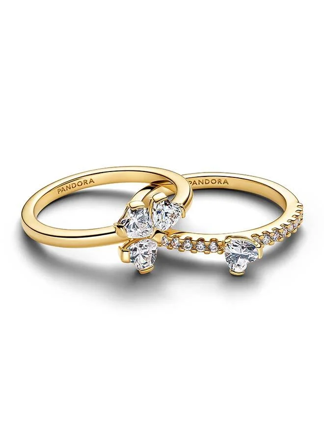 Pandora  Sparkling Lucky Clover Splittable Ring for Women | Best Price UAE