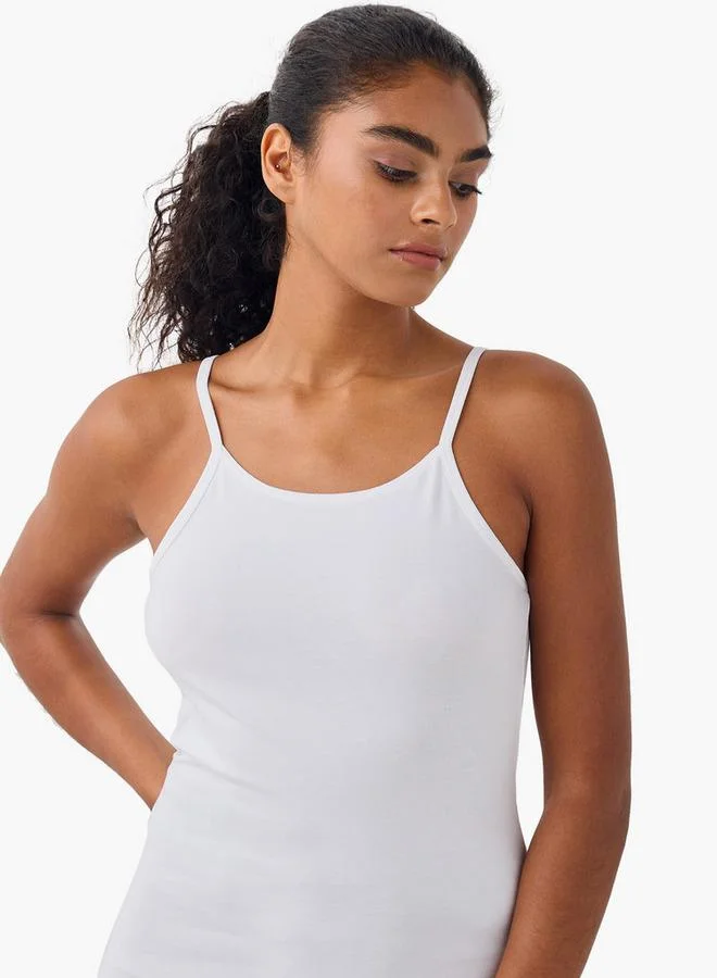 Splash FAV Set of 2 -  Scoop Neck Camisole with Spaghetti Straps