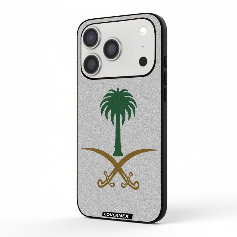 Covernex غطاء حماية آيفون 17 برو مطبوع مزود بشعار المملكة العربية السعودية - Image 1
