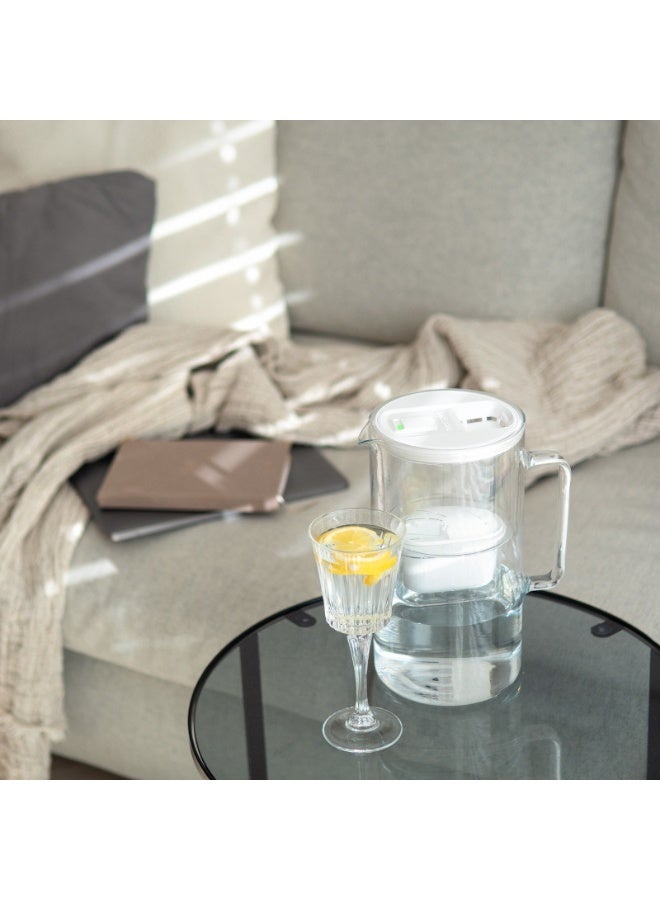 إبريق فلترة مياه ويسبر D2 بوروسيليكات AquaMax سعة 3 لتر – أبيض - Image 4