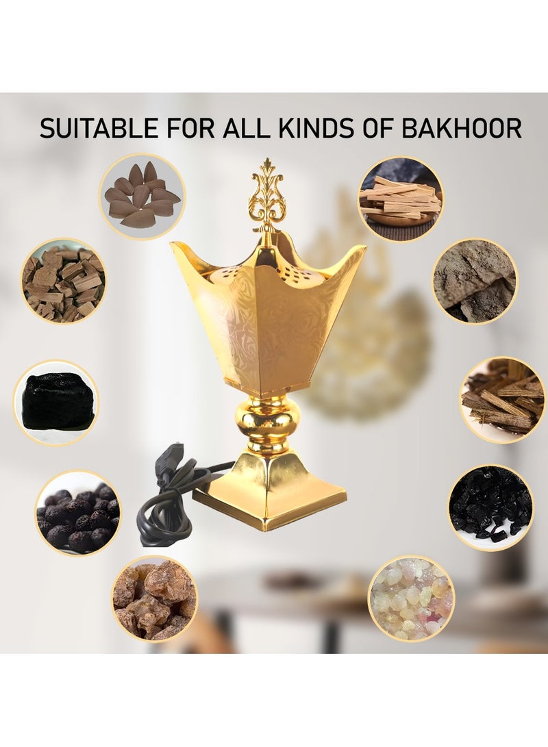 Premium Electric Incense Oud Holder Luxurious design for Home and Office Fragrance - Image 2
