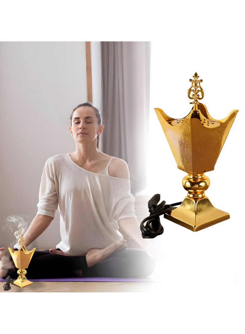 Premium Electric Incense Oud Holder Luxurious design for Home and Office Fragrance - Image 4