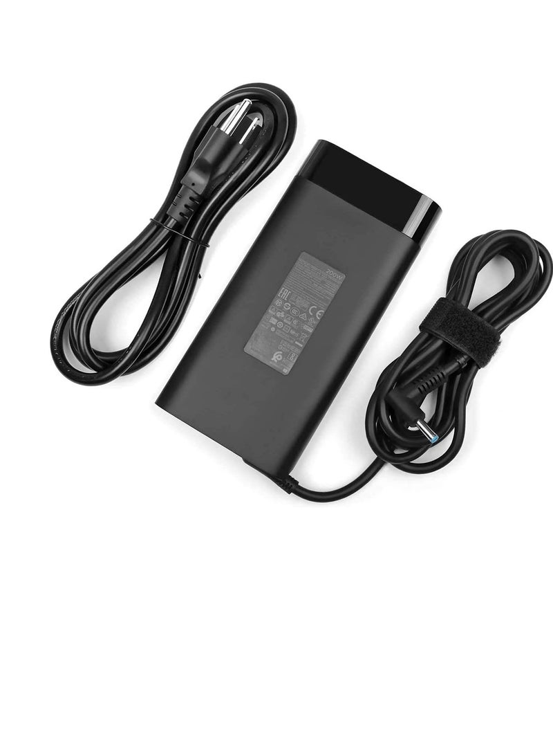 Terabyte 200W 19.5V 10.3A TPN-DA10 L00818-850 ADP-200HB B Laptop AC Adapter Compatible with Omen 15 17 zbook 15 17 Pavilion Gaming 15 17 Envy 15 2020 Laptop Charger 15-dh0005la TPN-LA21 TPN-LA20 Power Cord - Image 1