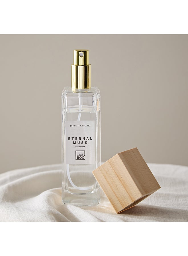 Home Box Eden Eternal Musk Room Spray with Wooden Lid - 100 ml - Image 2