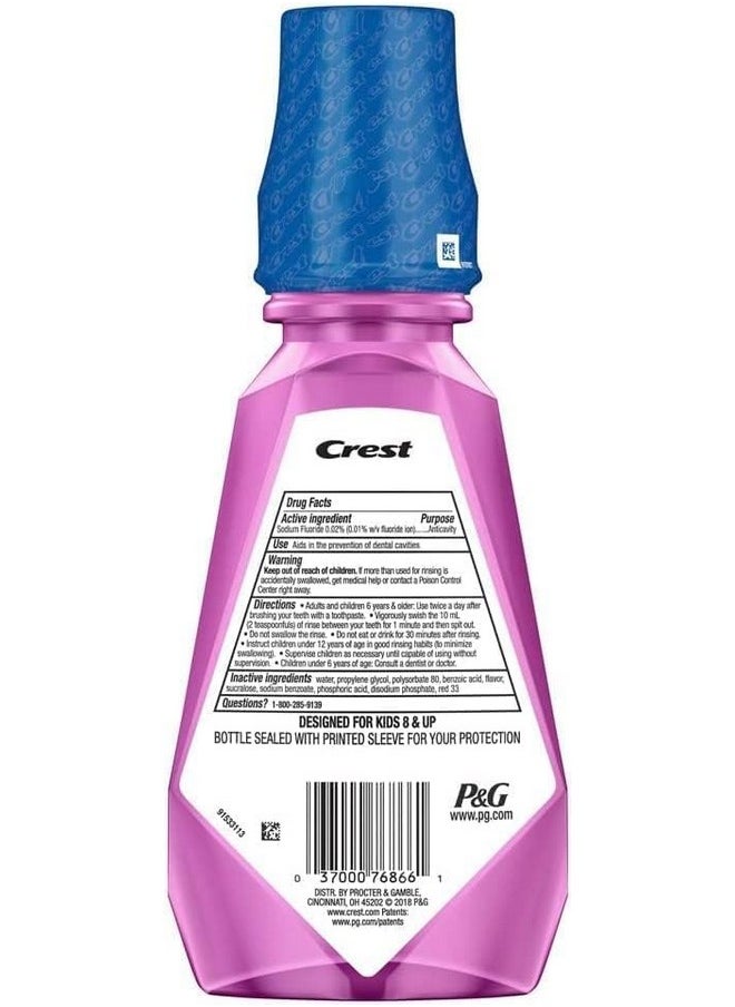 Crest Crest Rinse Anti-Cavity Fluoride Strawberry 16.9 Ounce (Pack of 2)  - Image 2