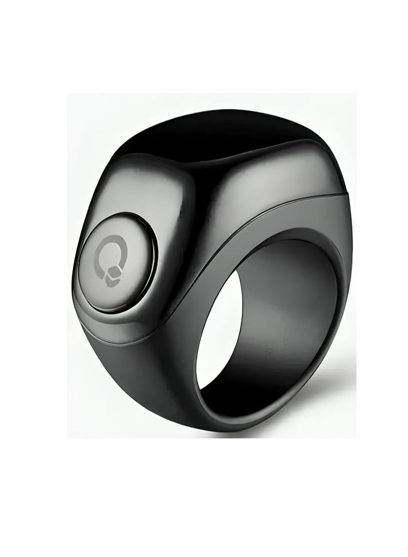 iQIBLA Waterproof Smart Tasbeeh Ring 18mm 20mm 22mm with Vibrating Reminder Tasbeeh Counter, Bluetooth Connection, 5 Daily Prayer Reminders, Long Lasting Battery and Charging Case  - Image 2