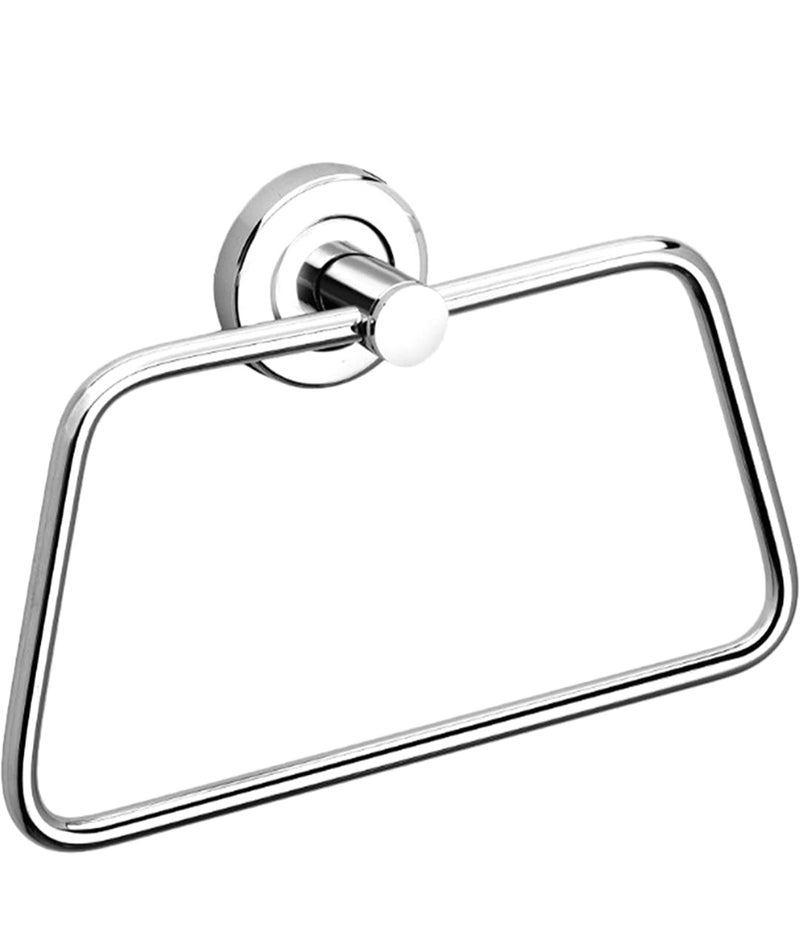 Napkin Towel Stand Stainless Steel Napkin Ring Towel Stand Napkin Hanger Towel RingHolderHanger Size 10X10X5 CMS coler Silver Pack of 1pc  - Image 1