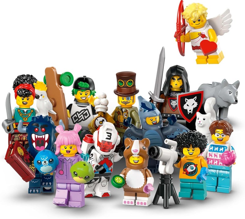 LEGO Minifigures Series 27 Mystery Box, Get 1 of 12 Collectible Figures incl. Cupid, Pterodactyl, Jetpack Racer & More - Toys for 5+ Year Old Boys and Girls 71048 - Image 2