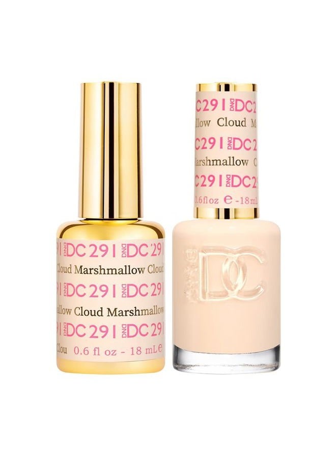 DAISY DND مجموعة طلاء الأظافر الجل من DC - 1 لكل من طلاء الجل البيج وطلاء الأظافر البيج، 291 سحابة مارشميلو، 0.5 أونصة سائلة - Image 2