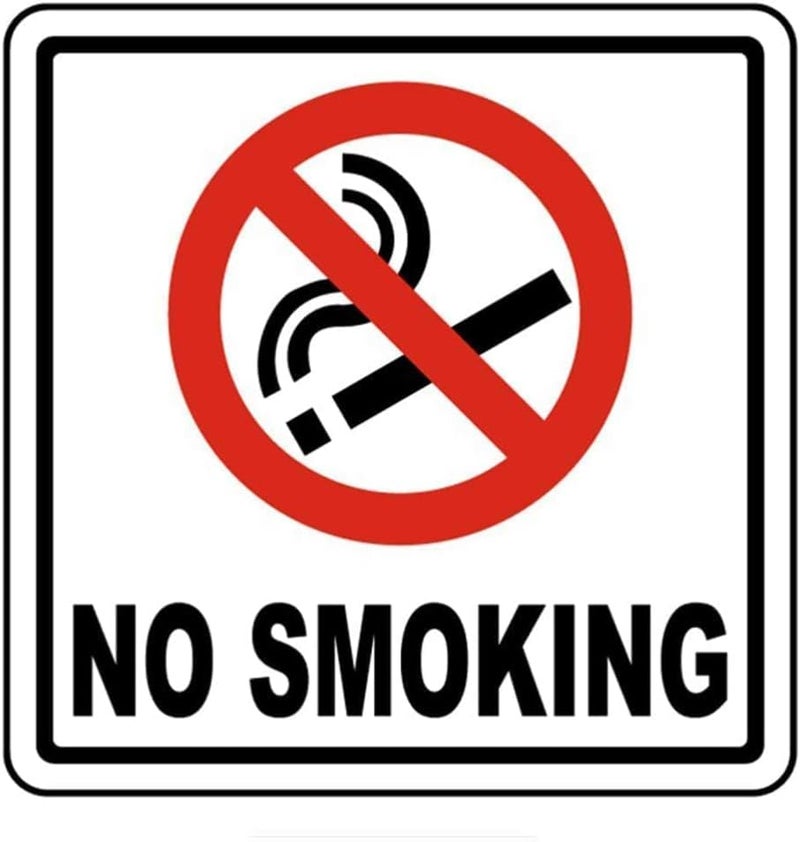 ARS ''No Smoking Sign No Smoking Sticker'' PET Car Stickers Self-Adhesive No Smoking Sign Decal Stickers Bumper Decal / 14 x 14cm - Image 2