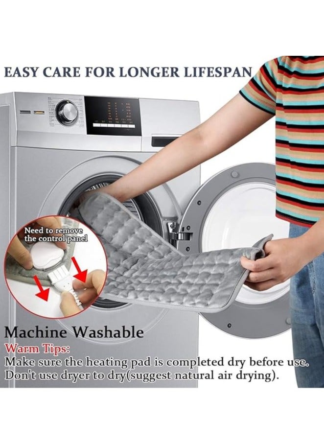 general Electric heating pad with automatic shutdown, fast heating technology and overheating protection, 9 temperature levels, 4 kinds of timer, for neck and shoulders - Image 5