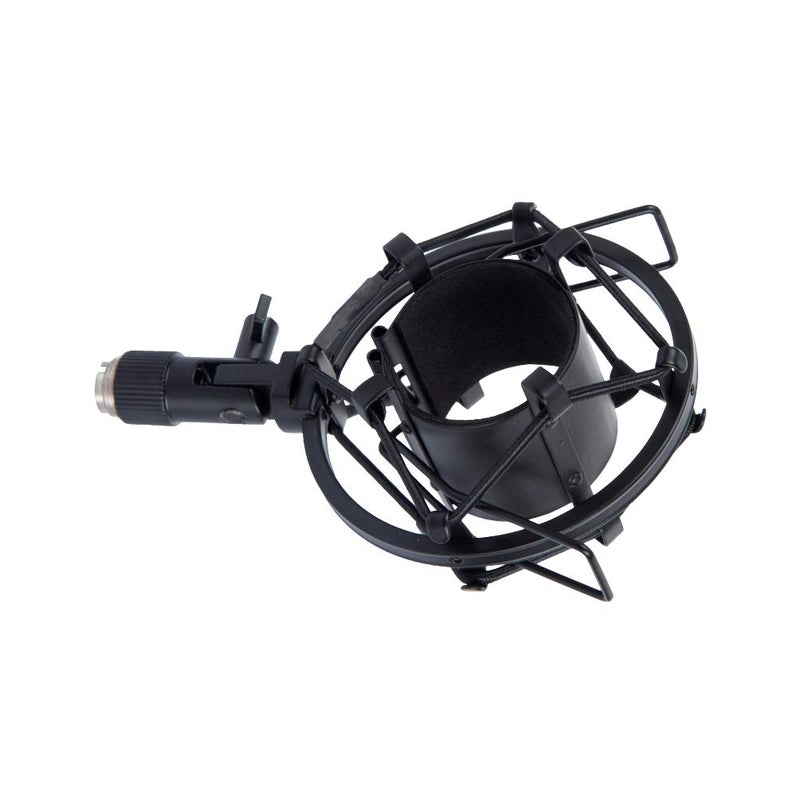 Hawk Proaudio SM02 Universal Shock Mount for Large Diaphragm Condenser Microphone, 42-48 mm (Black) - Image 1