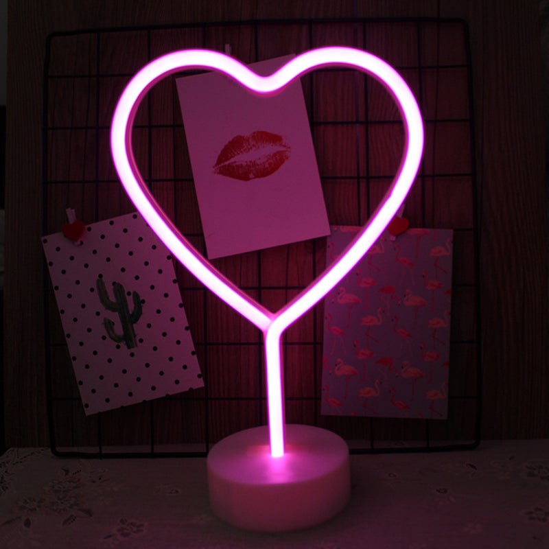 Cute Design Night Light Beside Lamp 3 * AA Cell Operated USB Powered Portable for Home Decoration Deco Birthday Present Gift - Image 1
