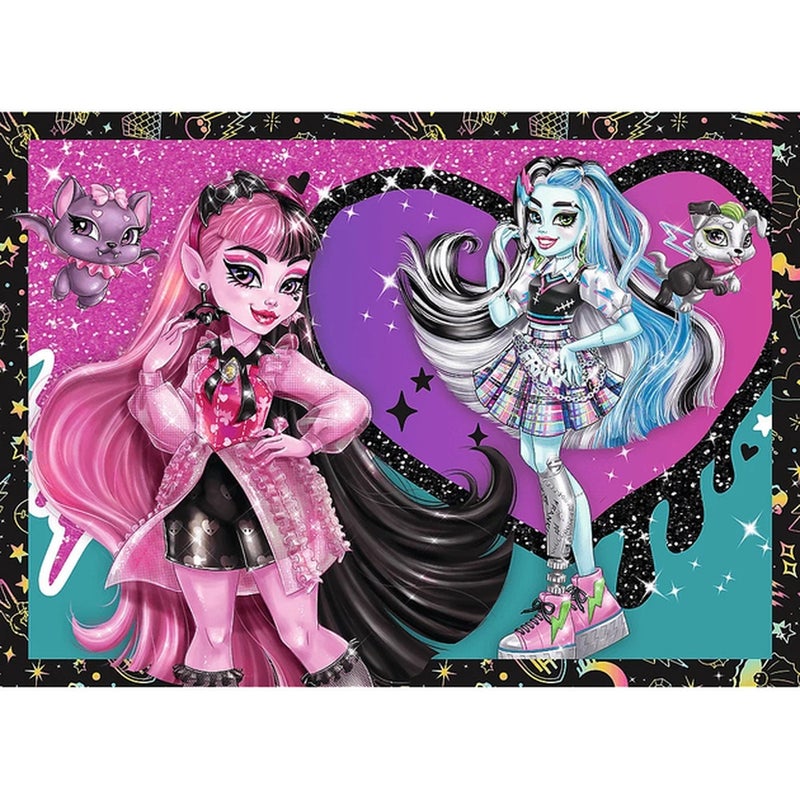 Trefl - Puzzle 4in1 Monster High Electrifying Day 54+48+35+70 Pieces - 34655 - Image 4