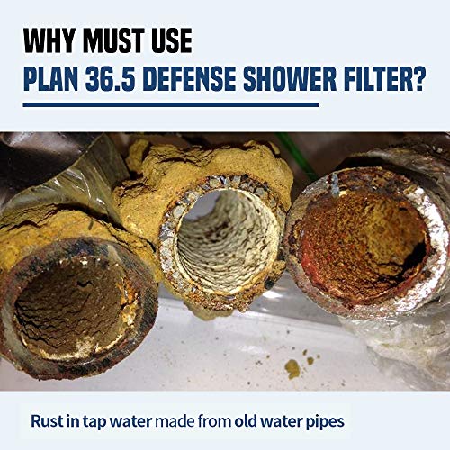 Plan 36.5 Premium Vitamin C Deluxe Korean Shower Filter for Bathroom Shower | Hard Water Filter | Hard Water Softener for Tap and Shower | Shower Filter for Hard Water for Hair - Image 5