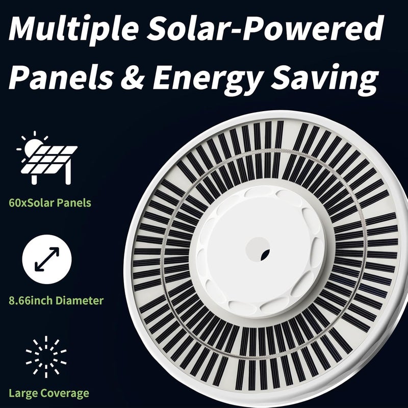 Hoople Solar Flagpole Light, 48 LED, 2 Modes, Dusk-to-Dawn Auto On/Off, IP65 Waterproof, Fits 15–25 ft, 1/2″ Topper, Super Bright - Image 2