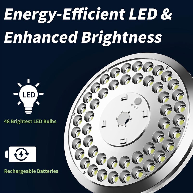 Hoople Solar Flagpole Light, 48 LED, 2 Modes, Dusk-to-Dawn Auto On/Off, IP65 Waterproof, Fits 15–25 ft, 1/2″ Topper, Super Bright - Image 3