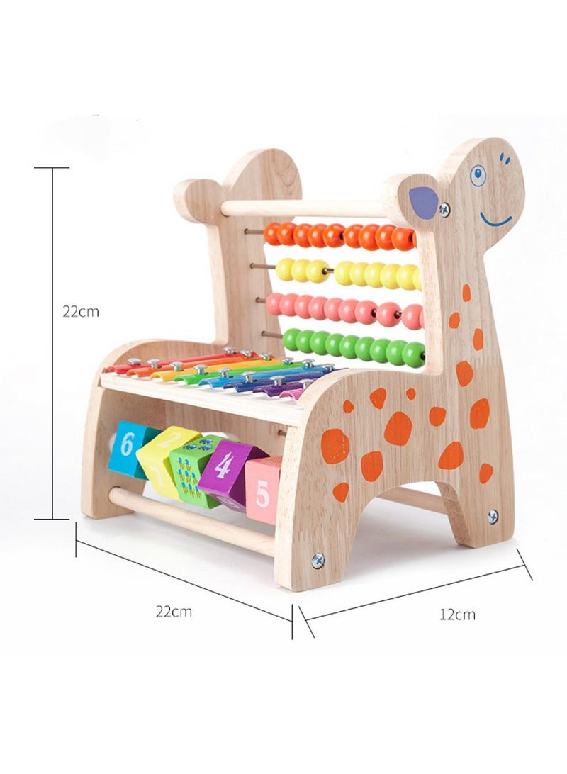 Y&D Wooden Deer Functional Calculation Frame For Children Children's Early Education Puzzle Toys  - Image 5