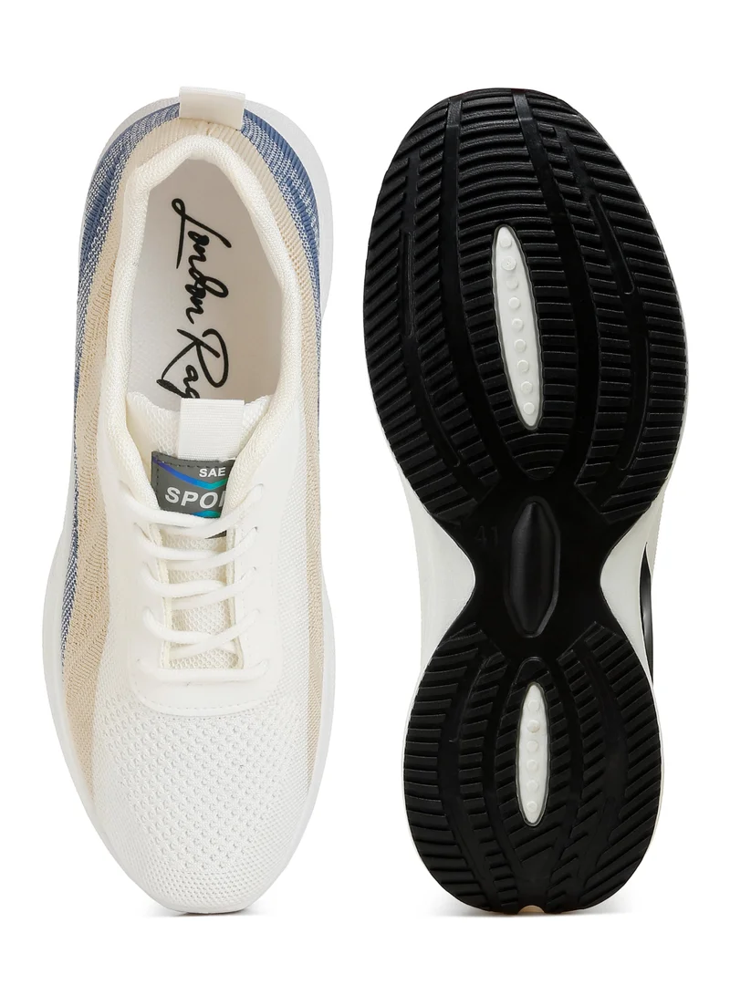 London Rag Dual Tone Chunky Men's Sneakers in White