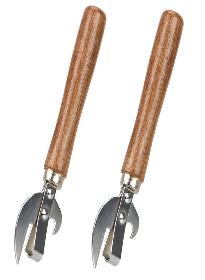 TEAMWILL طقم فتاحة علب معدنية ومفتاح فلين من الفولاذ المقاوم للصدأ من TEAMWILL، قطعتان، بتصميم تقليدي قديم الطراز. - Image 1