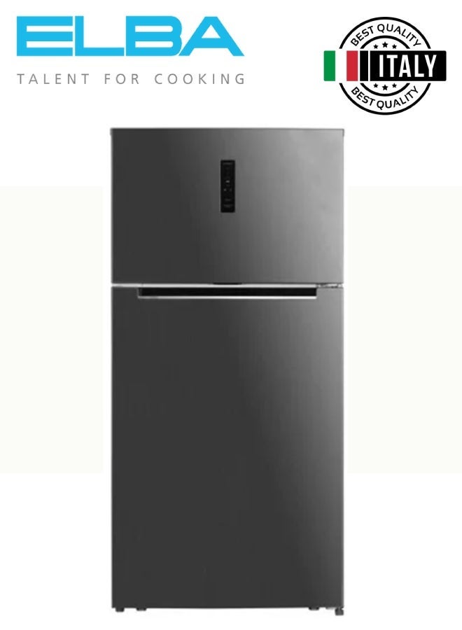 Elba Refrigerator Inverter 2 Doors Digital 22.4 Feet Silver - Image 1