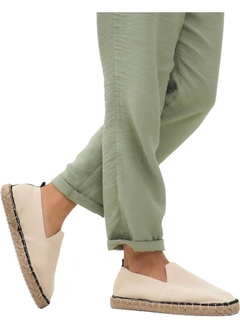 Liger Unisex Beige Knitwear Espadrille