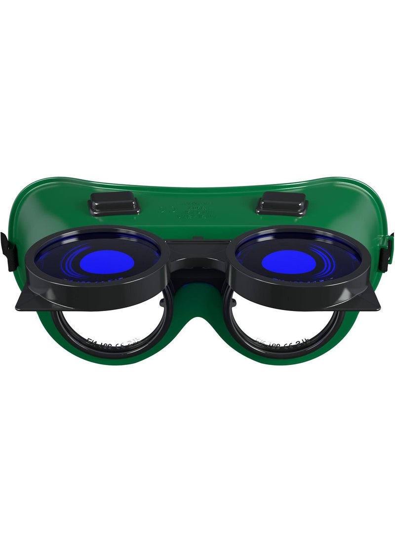 Baymax Work Safety Safety Glasses Integral Blue Welding Glasses Double Glass  - Image 1