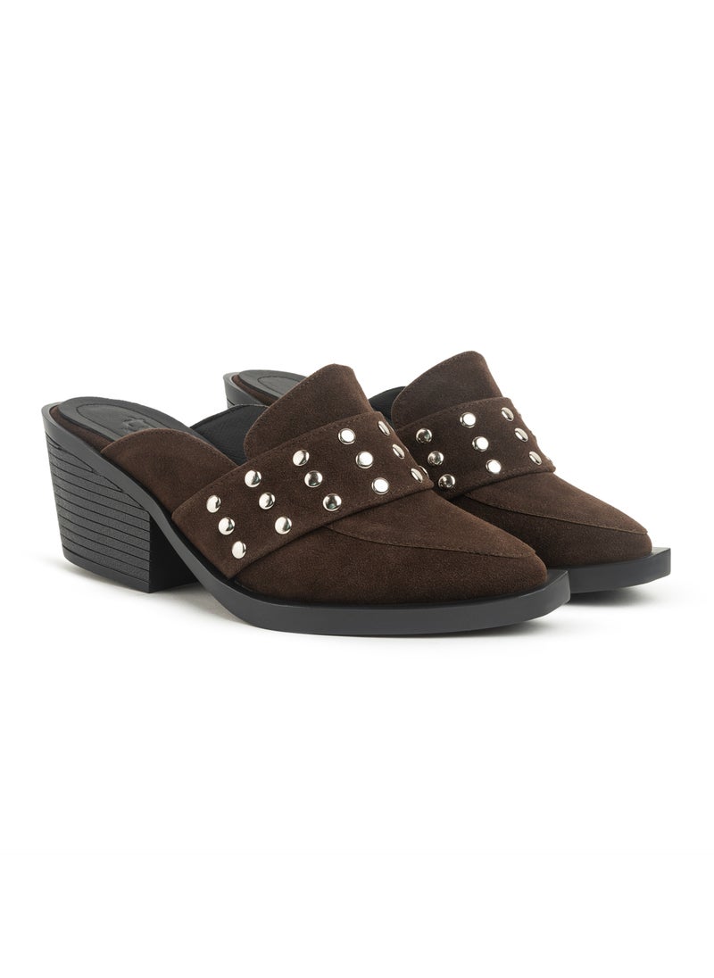 TGS Studded Band Heel Mules  - Image 1