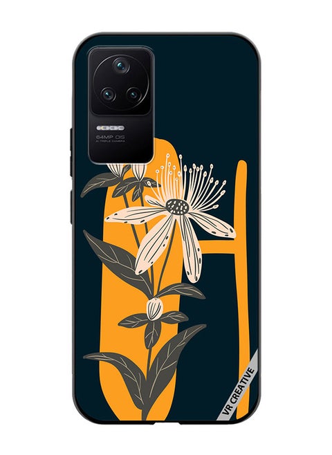 Protective Case Cover For Xioami Poco F4 GT Alphabet H Design Multicolour