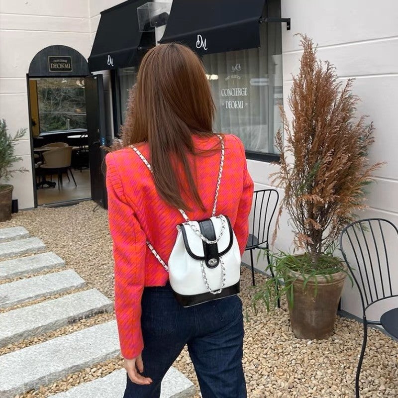 Korean Style Mini PU Leather Chain Shoulder Bag for Women - Image 3