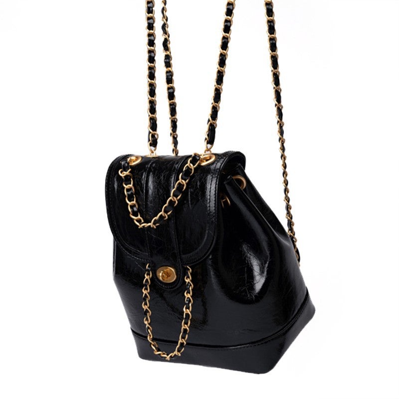 Korean Style Mini PU Leather Chain Shoulder Bag for Women - Image 5