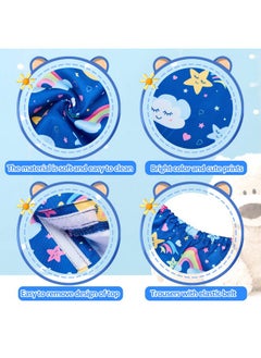 Civaner 2 Pack Blue And Pink Bear Clothes Outfit, Fit Most 12-16 Inch Bears Stuffed Animal Clothes Pajamas Plushie Clothes Clothes For Stuffed Animals, Pre-Kindergarten Toys(Rainbow Style)  - Image 4