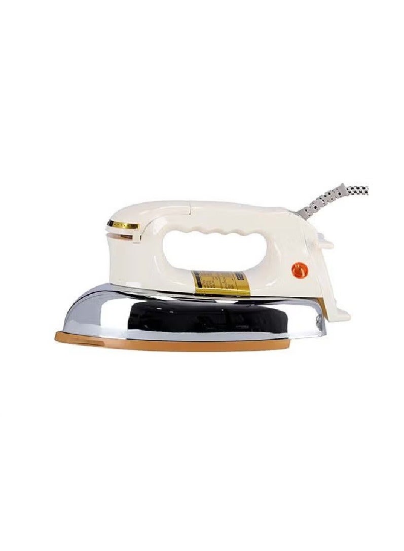 Adjustable Temperature Dry Iron | Non-Stick 60 Microns Teflon Coating | Adjustable Temperature, Pilot Indicator Lamp, Overheat Protection 1200.0 W  Beige 