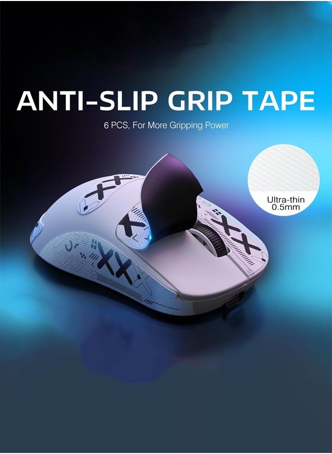 Attack Shark X3 Lightweight Wireless Gaming Mouse with Tri-Mode 2.4G/USB-C Wired/Bluetooth,Up to 26K DPI, PAW3395 Optical Sensor,5 programmable Buttons for PC/Laptop/Win/Mac  - Image 4