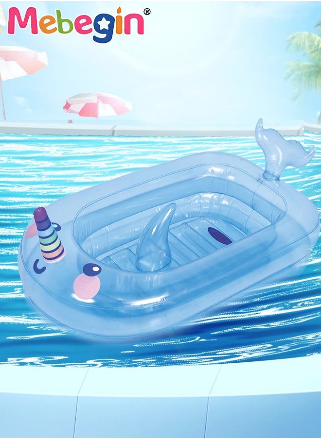 MEBEGIN - 95*62*48cm Inflatable Paddling Pool, Whale Shape Inflatable Swimming Pool, Creative Summer Pool Toys, Crafted with High-quality Materials, Suitable for Outdoor, Garden, Backyard and Summer Water Party - Image 1