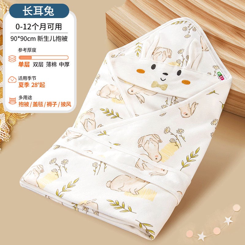 Supply Newborn Rabbit Baby Bag Cotton Baby Supplies Delivery Room Package Spring And Born Quilt - Image 1