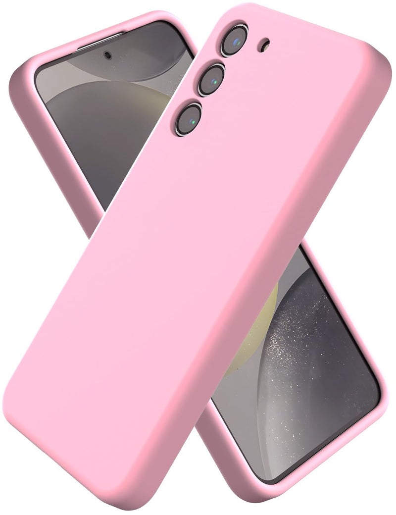 CUZMIGO for Samsung Galaxy S23 Plus Case, Soft Liquid Silicone Phone Cover with Color Variety, Slim Fit Shockproof Camera Protection Thin Cute Case for Women and Girl, Chalk Pink, 6.6“ - Image 1