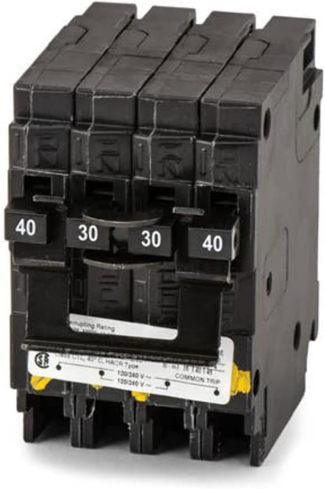 SIEMENS Siemens Q24030CT2 One 30Amp One 40Amp Double Pole Circuit Breaker 