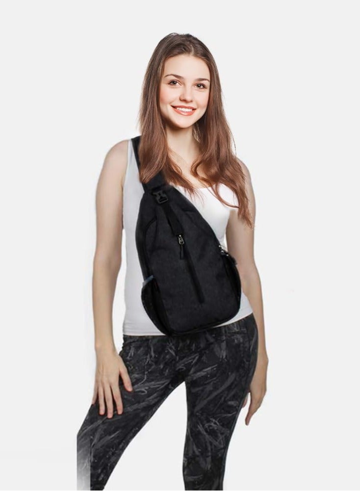 SYOSI حقيبة ظهر متقاطعة متعددة الاستخدامات للرجال والنساء مع منفذ شحن USB - Image 3