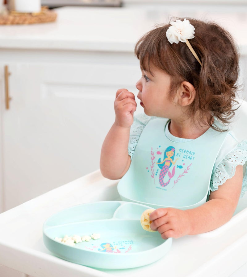 Stephen Joseph Silicone Baby Plate, One Size, Llama - Image 4