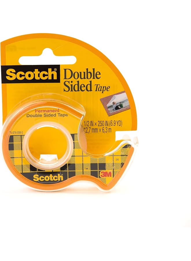 Scotch  Wall Safe Tape On A Dispenser 3 4 X 650 In 19Mm X 16.5M Invisible Sticks Securely Removes Cleanly Photo Safe Decoration Tape Tape Dispenser 1 Roll Dispenser - Image 1